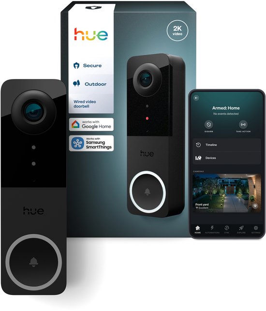 Hue Secure Bedrade Videodeurbel